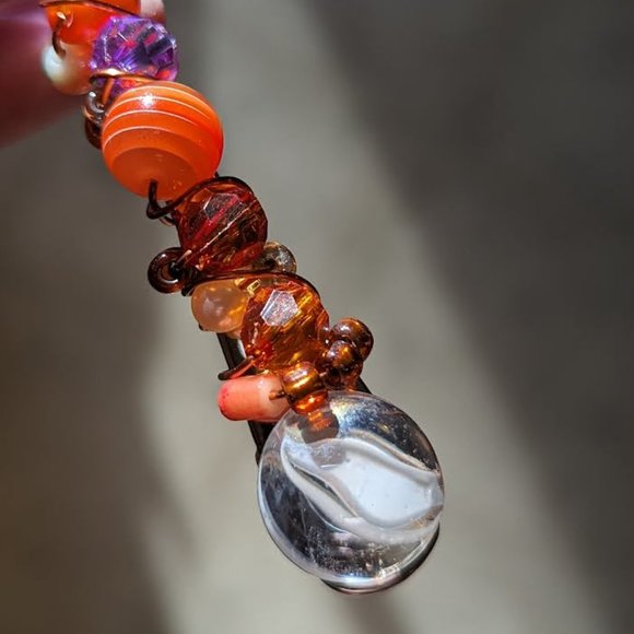 Beaded Decorative Tea Spoons Set of 4 - Picture 2 of 8